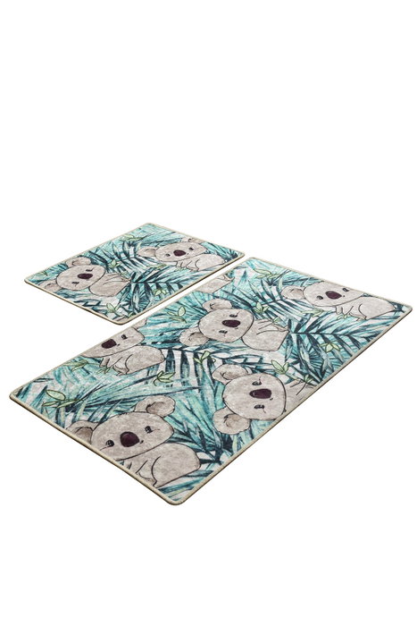 Mijölnir Juego de alfombras de baño Koala - Green Multicolor Mijölnir Juego de alfombras de baño Koala - Green Multicolor